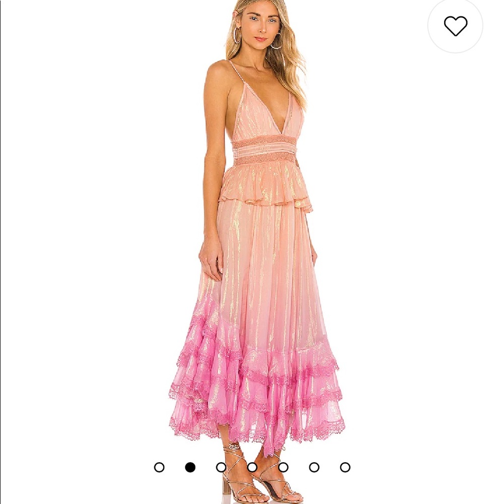 Rococo Sand Emi Dress in Orange and Pink Ombré